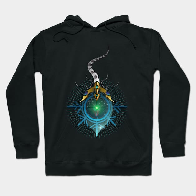 CRYSTAL SNOW DROP 2 Hoodie by roombirth